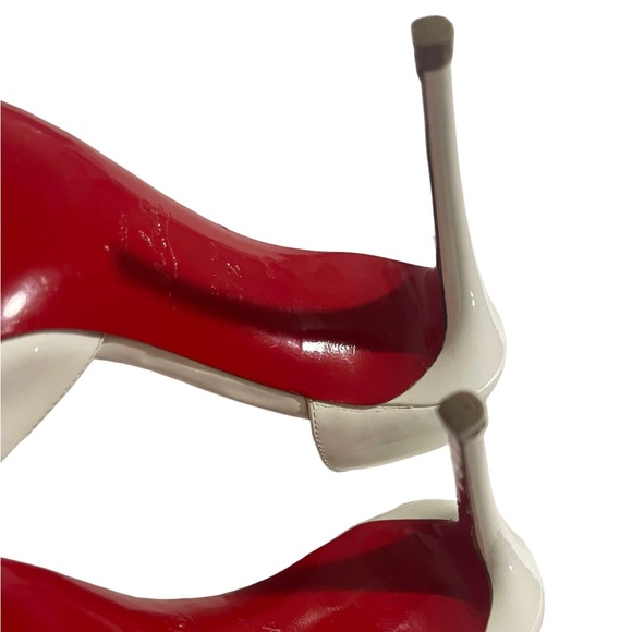 CHRISTIAN LOUBOUTIN Very Privé Patent Leather Heels - Picture 6 of 9